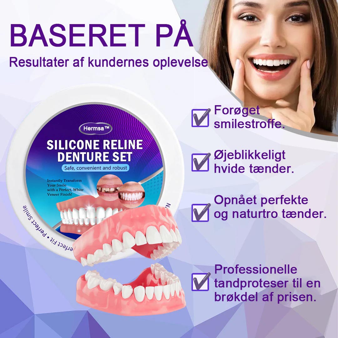 Hermsa™ Silicone Lined Denture Set (BDA Recommended) (LIMITED TIME DISCOUNT LAST 30 MINUTES ⏰)