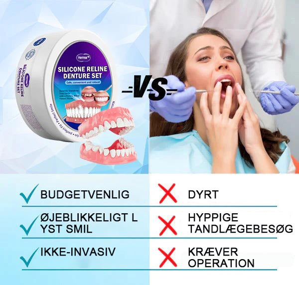 Hermsa™ Silicone Lined Denture Set (BDA Recommended) (LIMITED TIME DISCOUNT LAST 30 MINUTES ⏰)