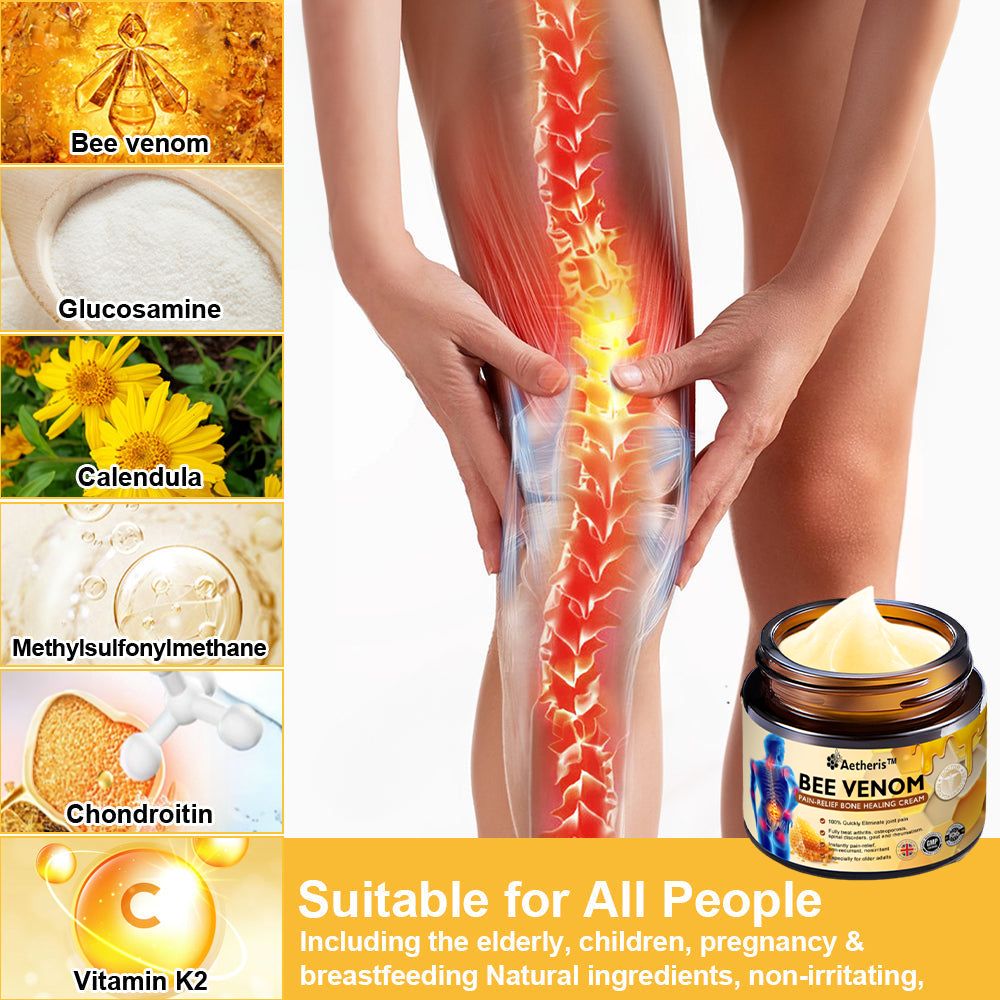 Aetheris⢠Bee-Venom Pain-Relief Bone Healing Cream (Especially for older adults &AAOS recommendsð§ââïž)ðð
