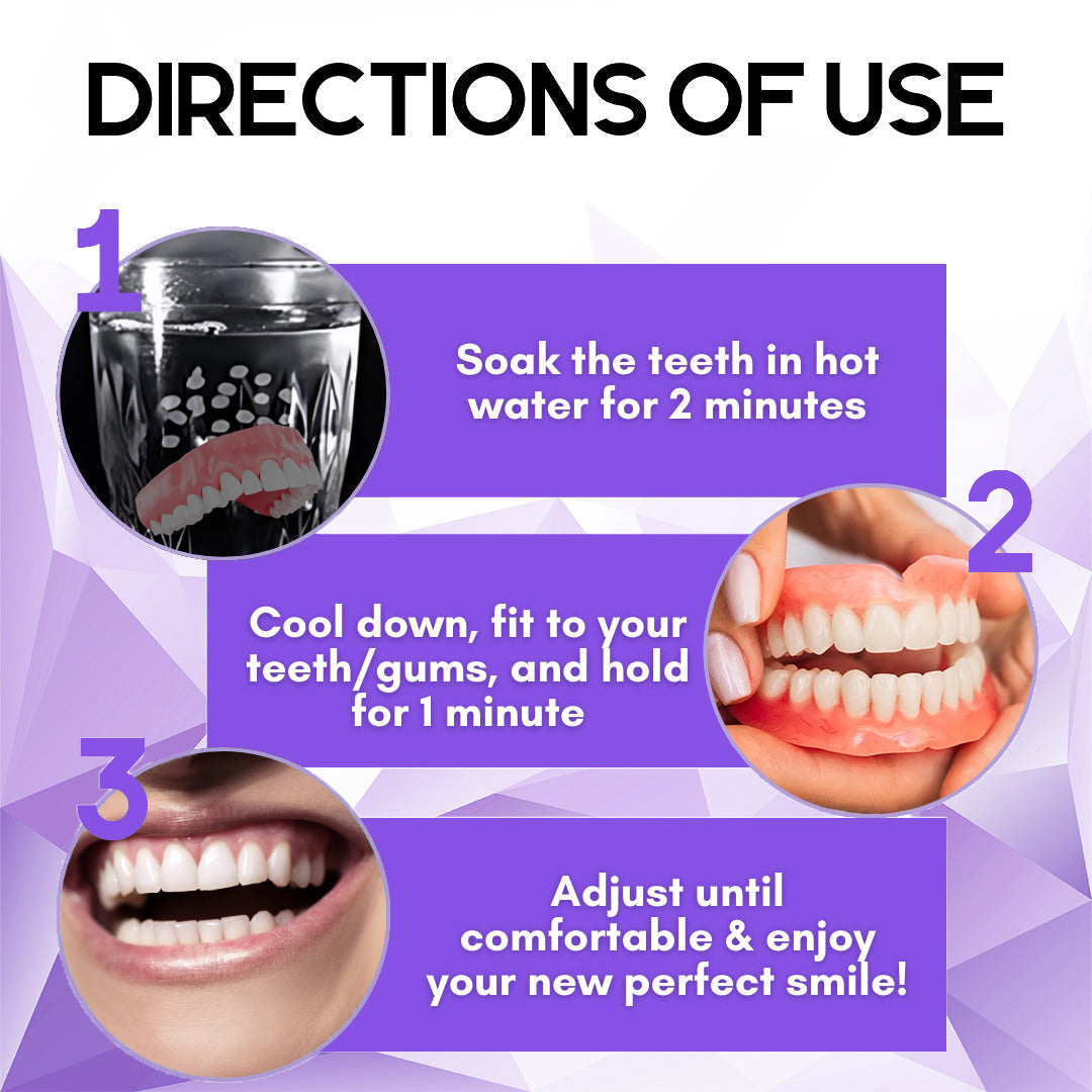 Hermsa™ Silicone Lined Denture Set (BDA Recommended) (LIMITED TIME DISCOUNT LAST 30 MINUTES ⏰)