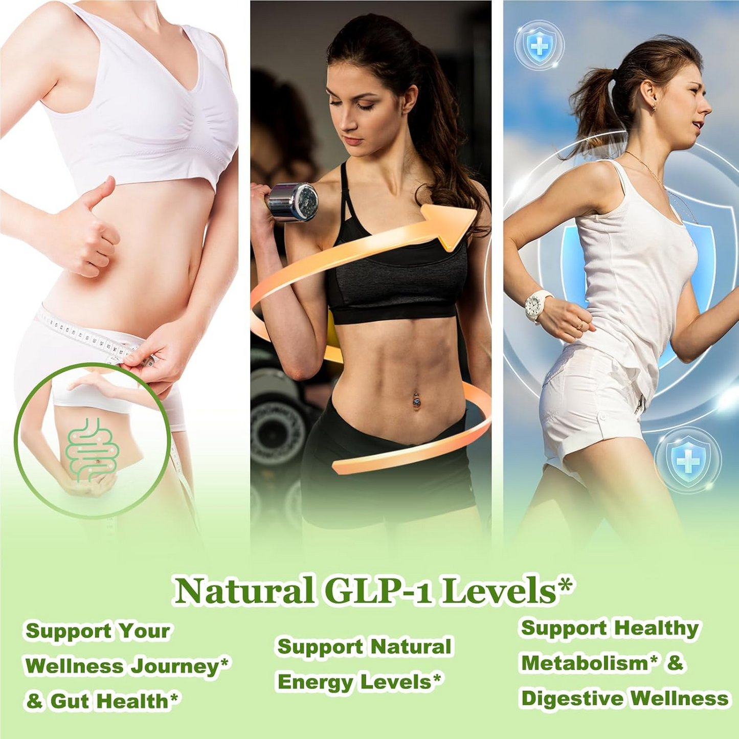 GLP-1 Supplement Liquid Drops, GLP 1 Activated Fiber, with 800 mg Berberine, Ceylon Cinnamon, Green Tea, Bromelain, Natural GLP-1 Support Gut and Digestive Health Immune and Energy Support