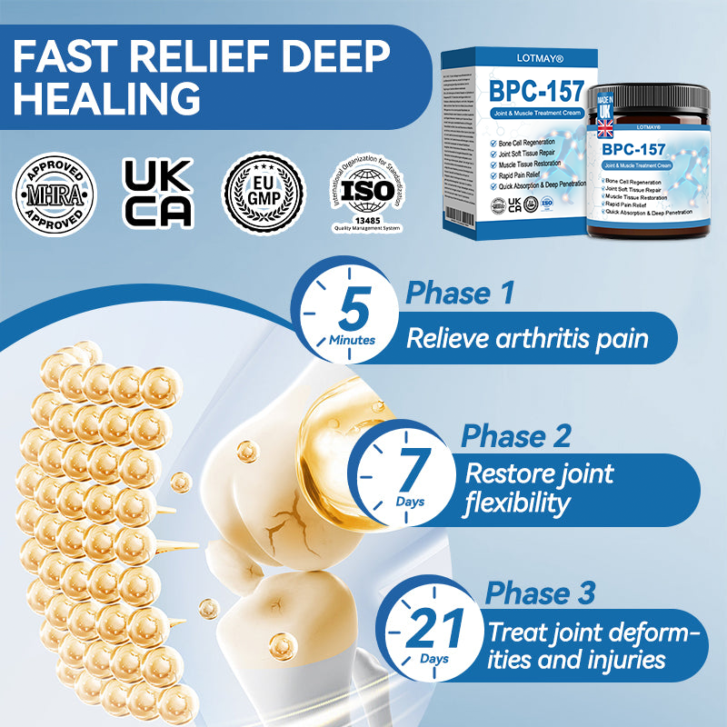 LOTMAY® BPC-157 Joint & Muscle Treatment Cream🦴Treats Arthritis, Neuropathy, Rheumatism, Sports Injuries & More 🌹