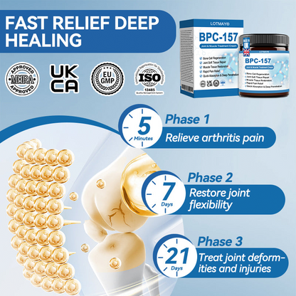 LOTMAY® BPC-157 Joint & Muscle Treatment Cream🦴Treats Arthritis, Neuropathy, Rheumatism, Sports Injuries & More 🌹