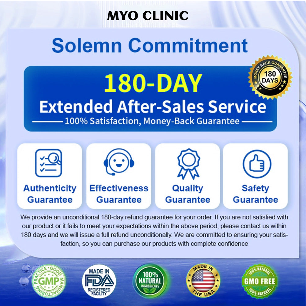 Official Store | Myo Clinic® Longevity GLP-1 8-in-1 Slim & Healthy Oral Solution(Once a day, visible results in 7 days) Supports obesity, cardiovascular health, diabetes, sleep apnea, gut health, joint issues, while also firming the skin