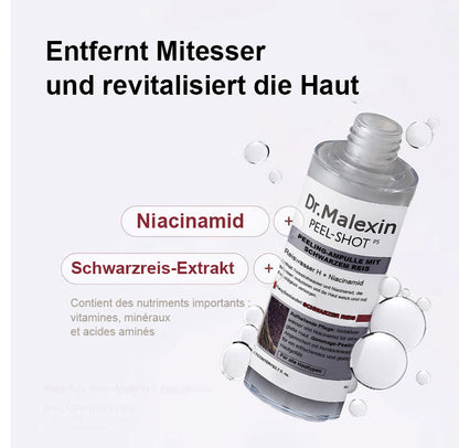 Dr.Malexin Peel-Shot Glow Rice Ampoule Duo - Seren zum Aufhellen, Peelen und Befeuchten🌾