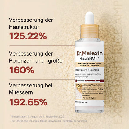 Dr.Malexin Peel-Shot Glow Rice Ampoule Duo - Seren zum Aufhellen, Peelen und Befeuchten🌾