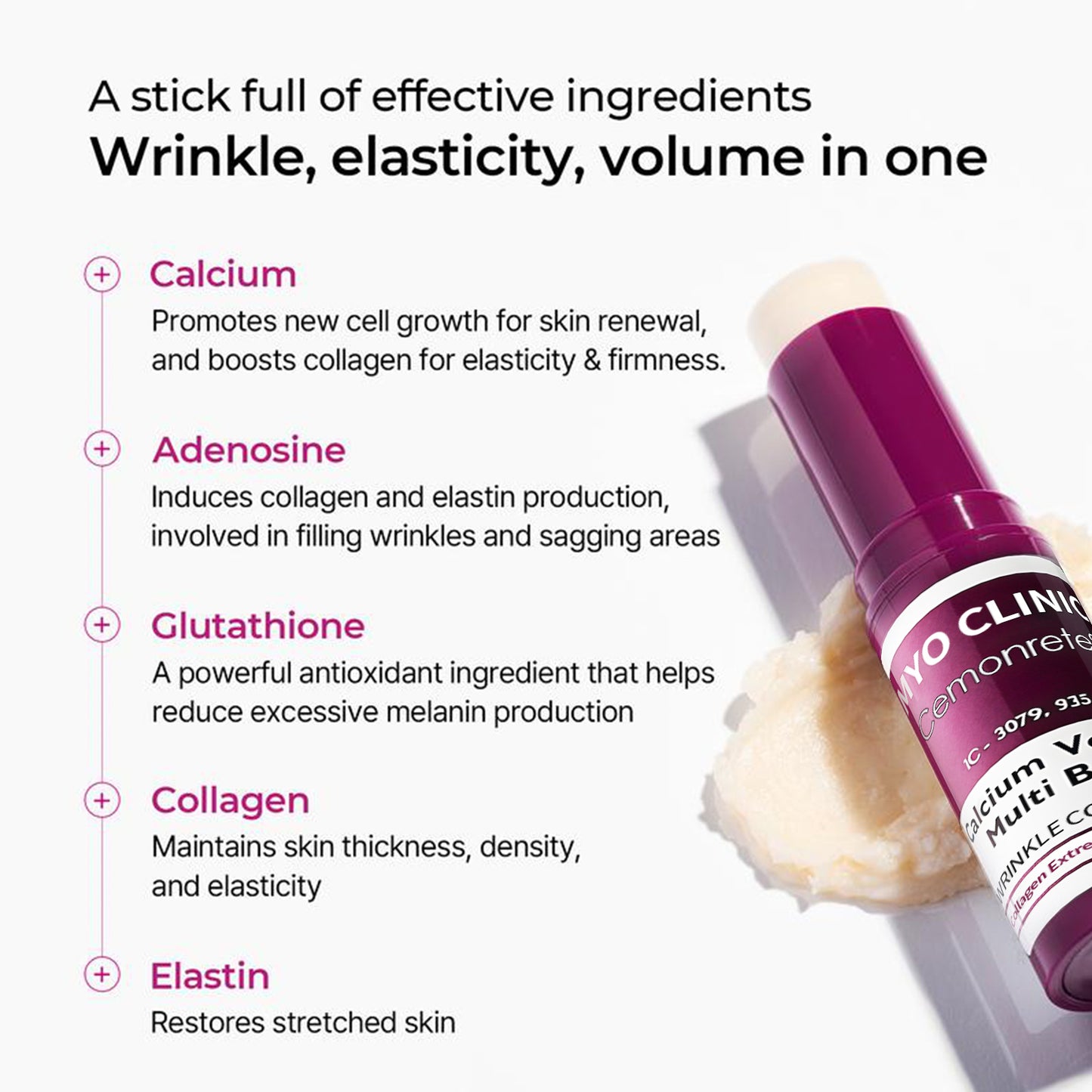 🌷[Myo Clinic Official] 50%OFF✨Cemenrete Calcium Multi Balm | Anti-aging, Sagging, Wrinkles