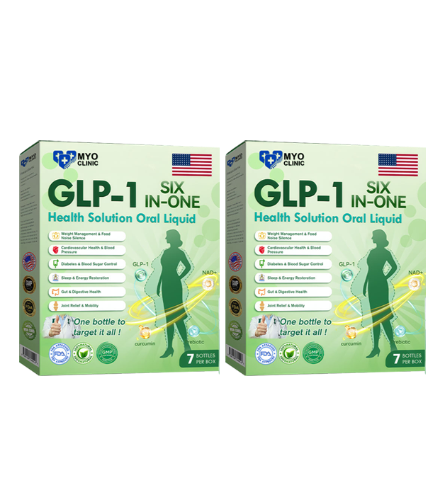 🇺🇸Official Store | Myo Clinic GLP-1 SIX-IN-ONE Health Solution Oral Liquid (Just once a day, visible changes in 7 days) For obesity, cardiovascular health, diabetes, sleep apnea, Gut Health, joint issues, and more