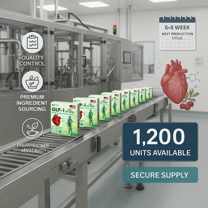 Clever Clinic+GLP-1 Max Cardiovascular Support Oral Solution Clinically-backed natural formula for heart function and blood pressure management Professional-grade • Complete transparency • FDA-registered facility