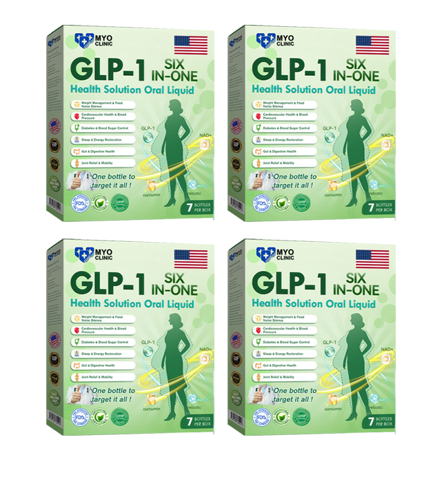 🇺🇸Official Store | Myo Clinic GLP-1 SIX-IN-ONE Health Solution Oral Liquid (Just once a day, visible changes in 7 days) For obesity, cardiovascular health, diabetes, sleep apnea, Gut Health, joint issues, and more