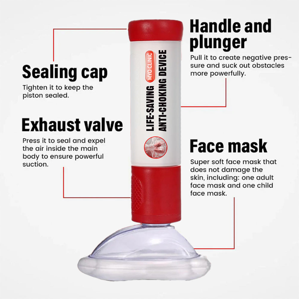 Myo Clinic® Life-Saving Anti-Choking Device