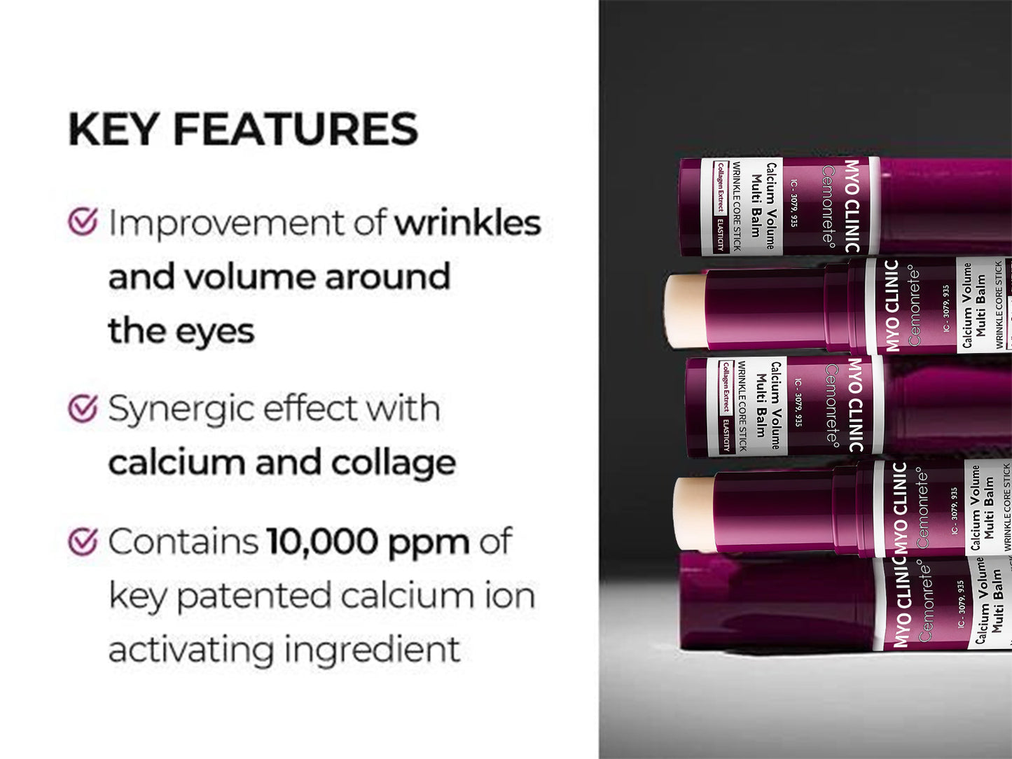 🌷[Myo Clinic Official] 50%OFF✨Cemenrete Calcium Multi Balm | Anti-aging, Sagging, Wrinkles