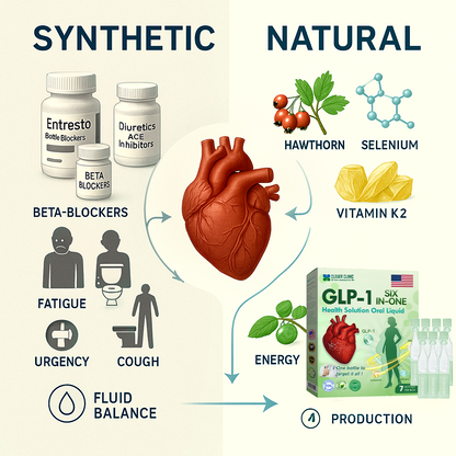 Clever Clinic+GLP-1 Max Cardiovascular Support Oral Solution Clinically-backed natural formula for heart function and blood pressure management Professional-grade • Complete transparency • FDA-registered facility