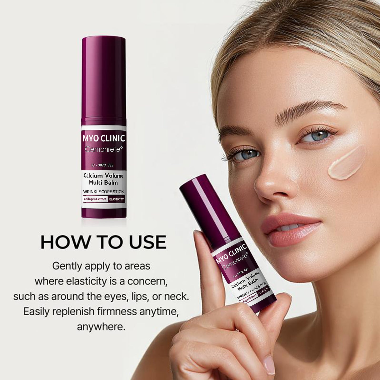🌷[Myo Clinic Official] 50%OFF✨Cemenrete Calcium Multi Balm | Anti-aging, Sagging, Wrinkles