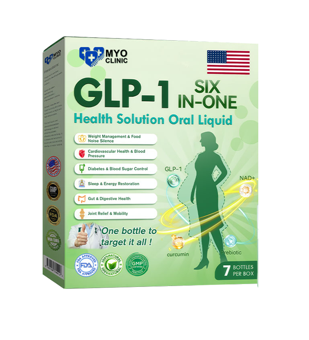 🇺🇸Official Store | Myo Clinic GLP-1 SIX-IN-ONE Health Solution Oral Liquid (Just once a day, visible changes in 7 days) For obesity, cardiovascular health, diabetes, sleep apnea, Gut Health, joint issues, and more