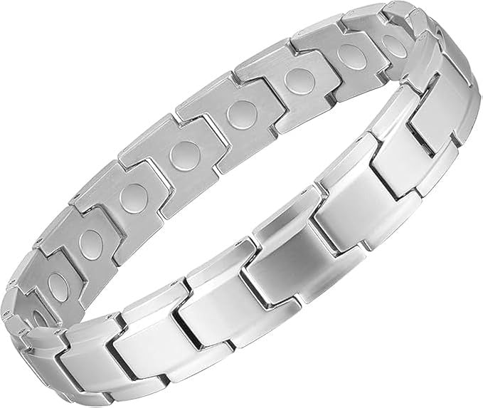 Dr.Meloxin Copper Bracelet for Men, 3X Ultra Strength Magnetic Bracelets, 99.99% Pure Copper with 3500 Gauss Neodymium Magnets, Adjustable
