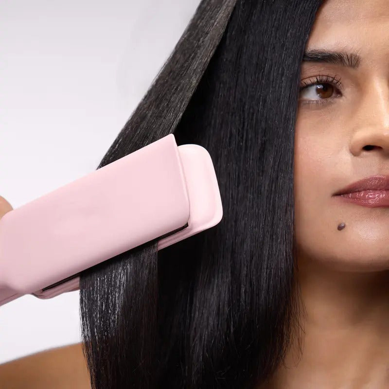 Dr.Meloxin Last Day Sale 🔥85% OFF DualGlam Mini Styler Dual-purpose Curling/Straightening Iron